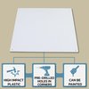 American Built Pro Access Cover, 17 in x 17 in White Onepiece Plastic ACF - 1717 P1